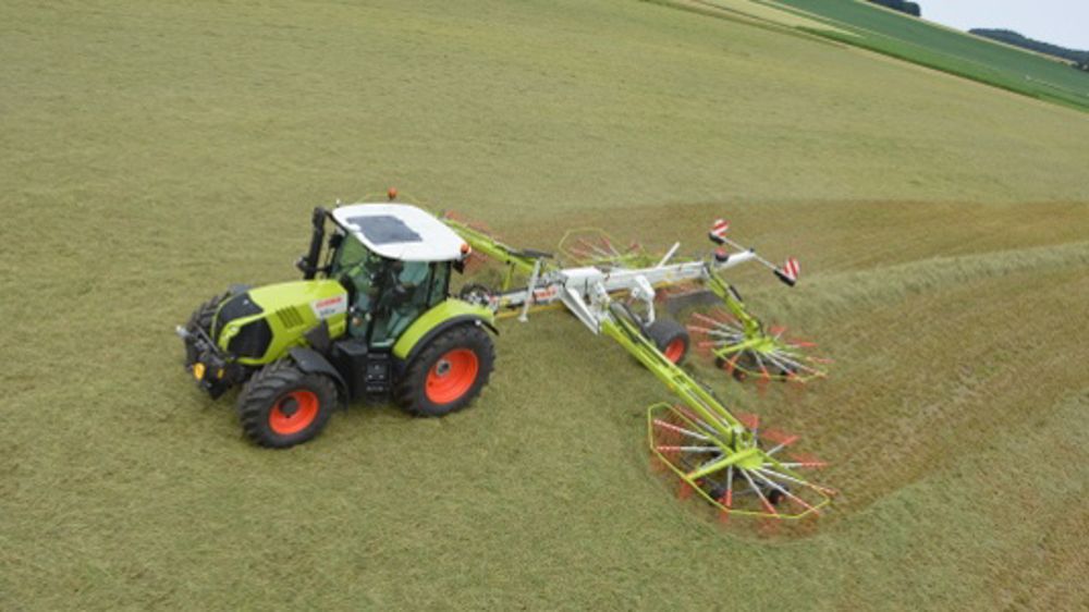 Moins de 4 m de haut au transport, sans démonter les bras