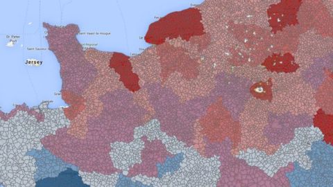 Tous les prix des terres agricoles libres par petite région agricole