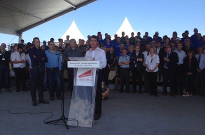 Les annonces de Manuel Valls, venu visiter Terres de Jim Les annonces de Manuel Valls, venu visiter Terres de Jim