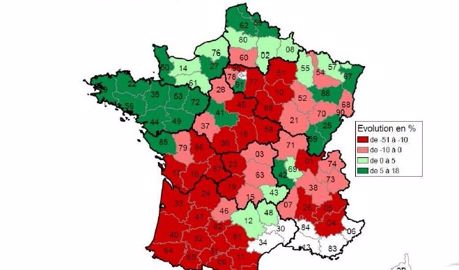 La concentration de la production s'accentue depuis 2005 La concentration de la production s'accentue depuis 2005