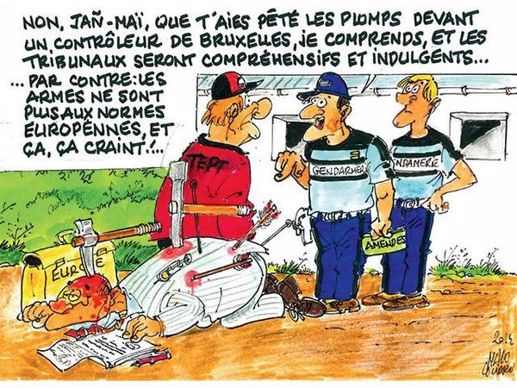 Dessin publié sur le site de l'hebdomadaire Paysan breton