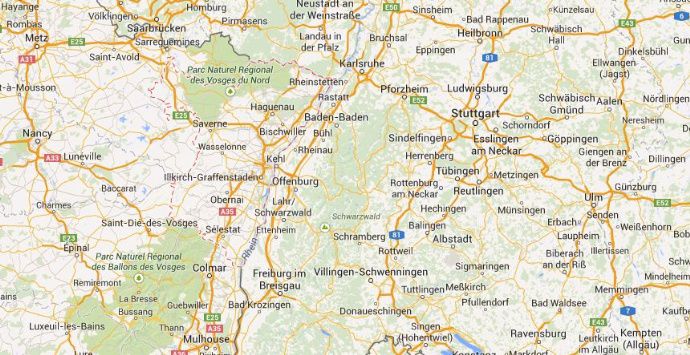 Située dans le Bas-Rhin l'exploitation de Hubert Luttmann est très proche de la frontière allemande.