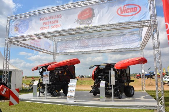 présentation des presses Kverneland RV5000 à Innov-agri
