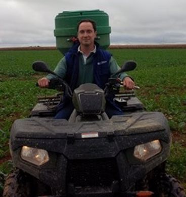 Mickael Leroux agriculteur à Chateaudun