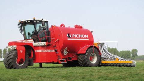 L’Hydro-Trike est un automoteur de pompage et d’épandage de fertilisants (engrais, vinasse, lisier, fumier, compost…). (©Pichon) L’Hydro-Trike est un automoteur de pompage et d’épandage de fertilisants (engrais, vinasse, lisier, fumier, compost…). (©Pichon)