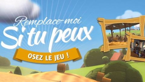 Affiche du serious game « Remplace-moi si tu peux » (©Service de remplacement France)