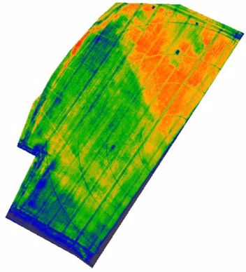 Carte de chlorophylle