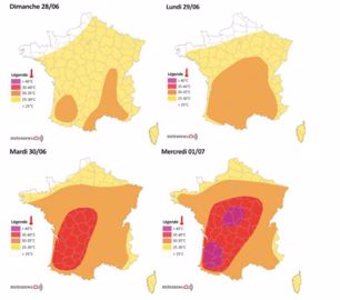 Forte chaleur sur toute la France la semaine prochaine. (©MeteoNews)