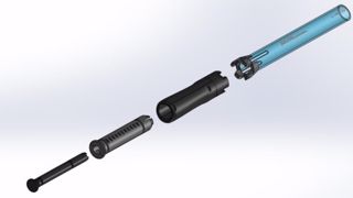 SAI 21 pistolet d'insémination. L'image de la caméra se visualise en direct sur smartphone.(©DR) SAI 21 pistolet d'insémination. L'image de la caméra se visualise en direct sur smartphone.(©DR)