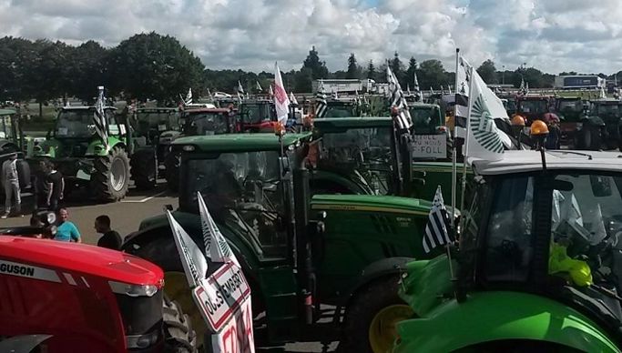 Tracteurs manifestation du 3 septembre