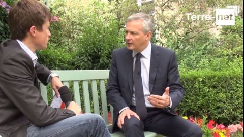 Bruno Le Maire, en juillet 2015, avait déjà poussé un coup de gueule contre le Gouvernement sur son action en faveur des agriculteurs. (©Terre-net Média) 