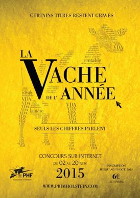 Vache de l'année 2015