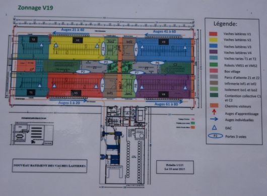 Plan de la stabultation de Sourches