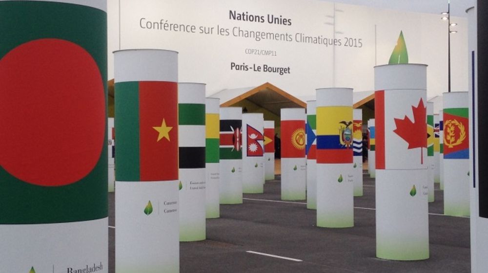 Le site de la Cop21, où, pendant deux jours, l'agriculture est mise en avant comme solution pour lutter contre le réchauffement climatique.  (©Terre-net Média) 