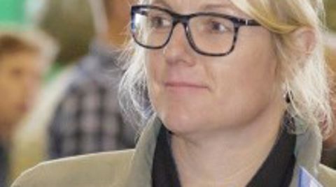 Erica Rijkneveld (Pays-Bas),<br /> juge du showmanship,<br /> à Colmar (©DR)