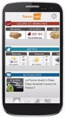 Appli Terre-net : informations, météo et marchés en une seule appli