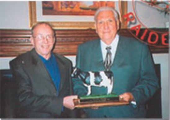Ken Trevena (à gauche) avec Peter Heffering