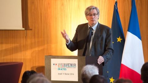 Juste avant l'annonce du remaniement ministériel, Stéphane Le Fol présentait un point d'étape de l'application de la loi d'avenir agricole, jeudi 11 février 2016. (©Pascal Xicluna/Min.Agri.Fr)
