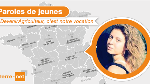 Inès Garnier témoigne pour Paroles de jeunes. (©Terre-net Média) Inès Garnier témoigne pour Paroles de jeunes. (©Terre-net Média)