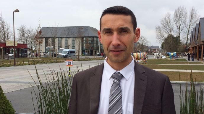 Karim Ganai, responsable du marché de l'agriculture au Crédit mutuel de Bretagne