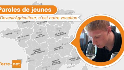 Fabien Renou témoigne pour Paroles de Jeunes. (©Terre-net Média) Fabien Renou témoigne pour Paroles de Jeunes. (©Terre-net Média)