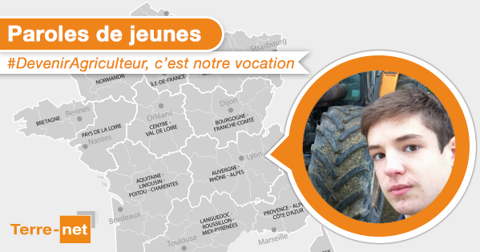 Nicolas Rannard témoigne pour Paroles de Jeunes. (©Terre-net Média) Nicolas Rannard témoigne pour Paroles de Jeunes. (©Terre-net Média)