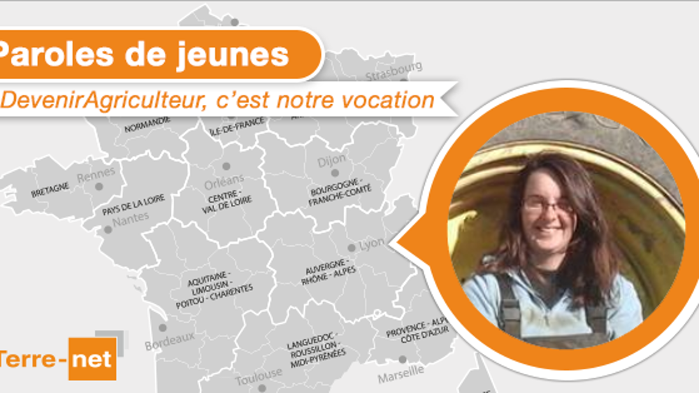 Lucie Roquet témoigne pour Paroles de Jeunes. (©Terre-net Média) Lucie Roquet témoigne pour Paroles de Jeunes. (©Terre-net Média)