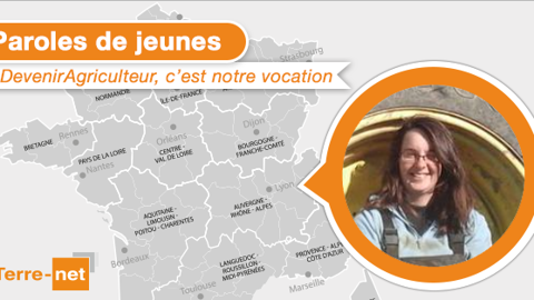Lucie Roquet témoigne pour Paroles de Jeunes. (©Terre-net Média) Lucie Roquet témoigne pour Paroles de Jeunes. (©Terre-net Média)