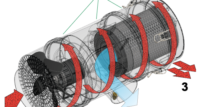 Schéma de fonctionnement du préfiltre XLR