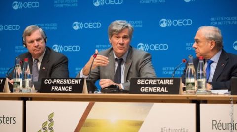 Stéphane Le Foll, ici lors de la réunion des ministres de l'agriculture de l'OCDE début avril, est ministre de l'agriculture depuis quatre ans. (©Pascal Xicluna/MinAgri.fr) Stéphane Le Foll, ici lors de la réunion des ministres de l'agriculture de l'OCDE début avril, est ministre de l'agriculture depuis quatre ans. (©Pascal Xicluna/MinAgri.fr)