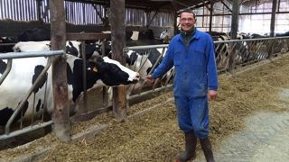 Pour le confort de ses vaches, Jean-Marc Burette ne lésine pas sur la paille. (©Terre-net Média) Pour le confort de ses vaches, Jean-Marc Burette ne lésine pas sur la paille. (©Terre-net Média)