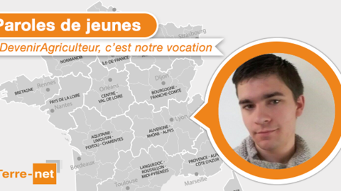 Fabien Savatier témoigne pour Paroles de jeunes (©Terre-net Média) 