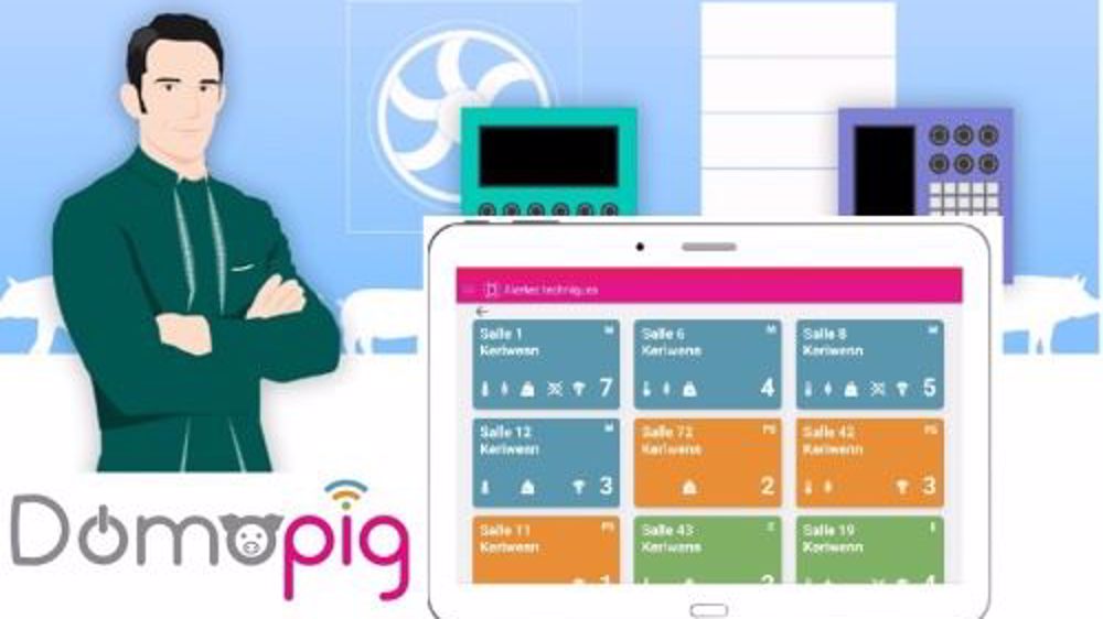 Kerhis a travaillé en partenariat avec d'autres entreprises du secteur porcin pour collecter leurs données. (©DR)