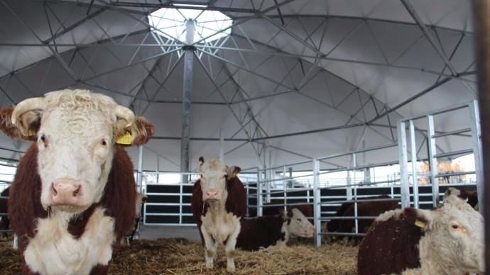 L'air viscié s'évacue au centre par effet cheminée.