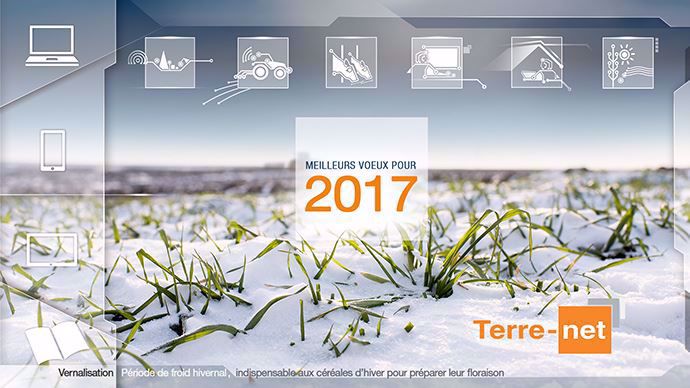 Carte de voeux Terre-net
