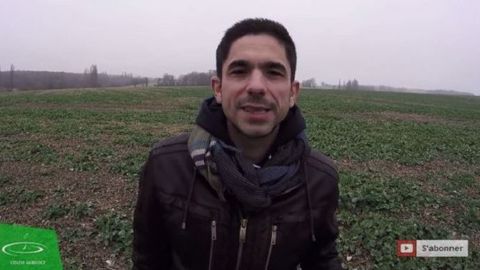 Capture de la rétrospective vidéo 2016 de David Forge, agriculteur Youtubeur d'Indre-et-Loire, sur sa chaine YouTube (©chaineagricole)