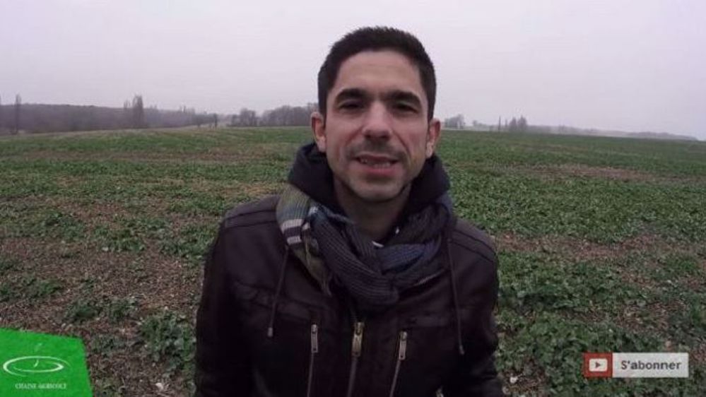 Capture de la rétrospective vidéo 2016 de David Forge, agriculteur Youtubeur d'Indre-et-Loire, sur sa chaine YouTube (©chaineagricole)