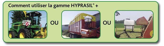 Exemple de montage de cuves pour l’utilisation de l’HYPRASIL GREEN + sur ensileuse, autochargeuses et enrubanneuses (©HYPRED).