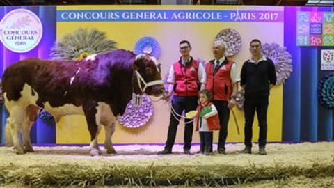 Indigo au Gaec de la Chauffetière, sacré champion Rouge des prés. (©Sia) Indigo au Gaec de la Chauffetière, sacré champion Rouge des prés. (©Sia)