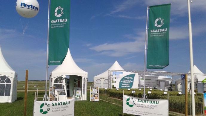 Stand Saatbau aux Culturales.