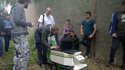 Une épreuve de Move your Robot 2016. (©Naio - Tien Tran)