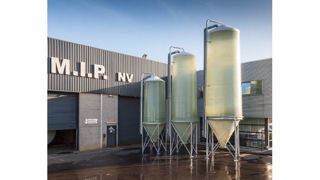 Le silo se divise en deux parties pour faciliter le transport et réduire le coût. (©MIP) Le silo se divise en deux parties pour faciliter le transport et réduire le coût. (©MIP)