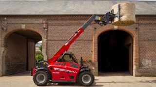 Le télescopique compact de Massey Ferguson bénéficie d'une capacité de levage de 3 t à 7 m de hauteur. (©Massey Ferguson) Le télescopique compact de Massey Ferguson bénéficie d'une capacité de levage de 3 t à 7 m de hauteur. (©Massey Ferguson)