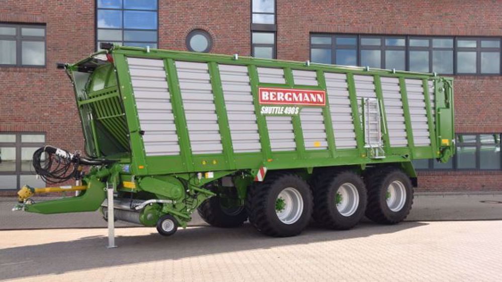 La remorque autochargeuse Bergmann Shuttle 490 contient entre 45,5 et 51 m3 selon le modèle. (©Bergmann)