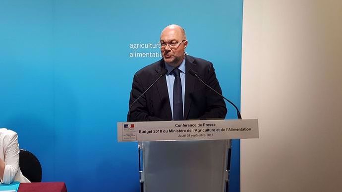 Stéphane Travert a annoncé, lundi 16 octobre 2017, le versement des ATR au titre des aides Pac 2017.