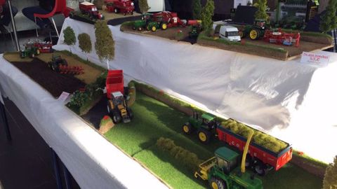 Bien plus que des maquettes, ce sont de véritables décors agricoles à l'Agree mini show (©Agreenov) Bien plus que des maquettes, ce sont de véritables décors agricoles à l'Agree mini show (©Agreenov)