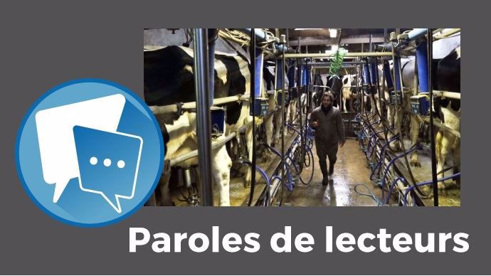 eleveur dans une salle de traite