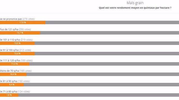 Sondage mais grain