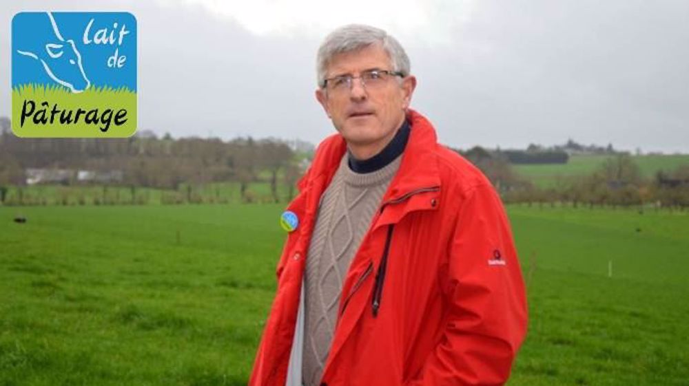 La marque "Lait de pâturage", créée pour produire un lait qui répond aux attentes des consommateurs tout en assurant une plus juste rémunération des producteurs. (©Cécile Julien/Lait de pâturage)
