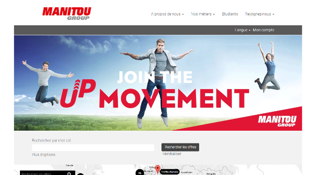 Manitou recrute et propose plus de 300 postes sur son site dédié aux offres d'emploi. (©Manitou)